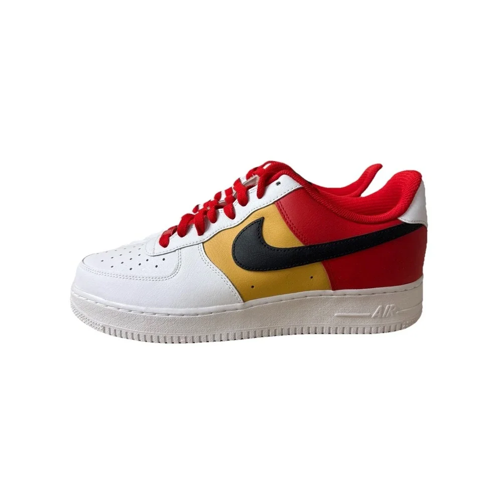 Nike Air Force 1 Low ID Nike By You White Red Yellow | CT7875-994 Men Size 11.5